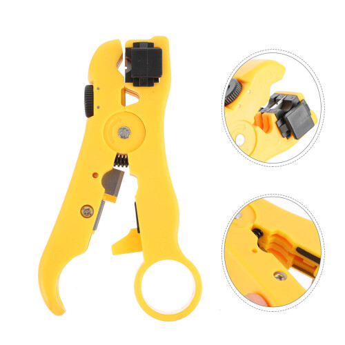 1Pièces Pince Dénudeuse Multifonction Abs+acier Pour Électricien 2