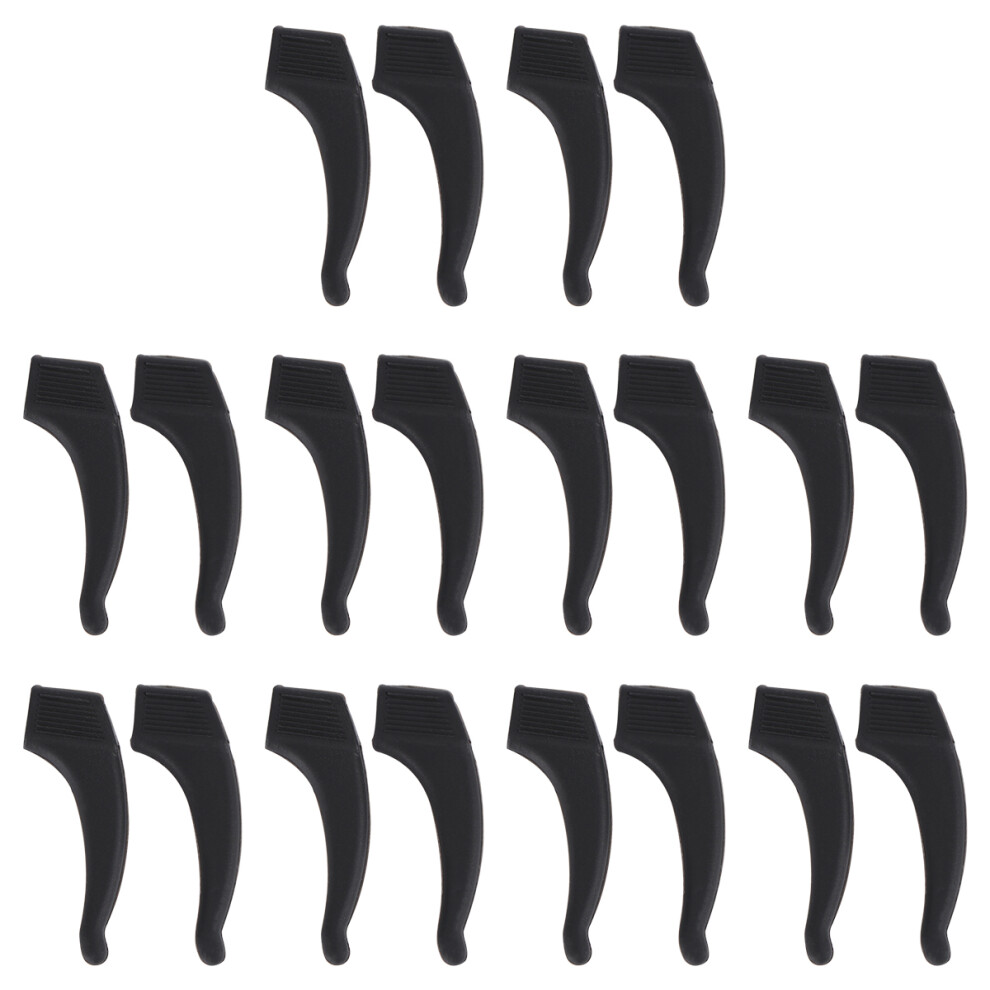 Ohphcall 10 Pairs Silicone Anti-Slip Glasses Ear Hooks Fixators