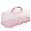 transparente kuchentragebox, handhaltbare dessertbox, 4