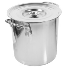 1Pc Stainless Steel Stockpot Large Capacity With Lid