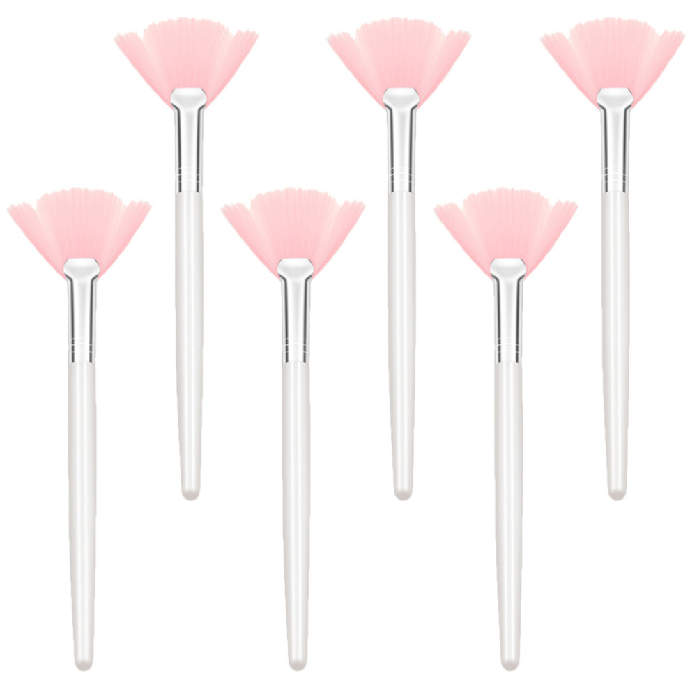 Vaguelly 6Pcs Professional Multi-Use Facial Powder Foundation Brushes For Home