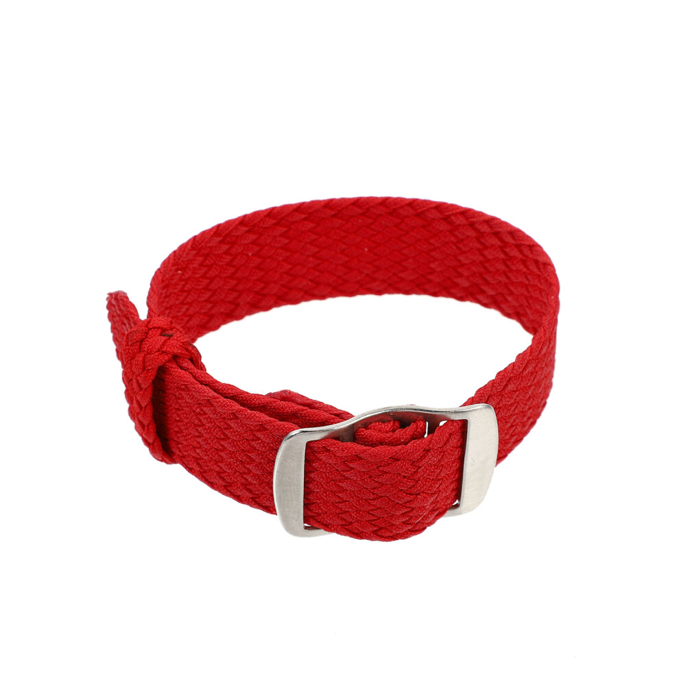 2Pcs Comfortable Nylon Wrist Straps Breathable Watch Accessories Red 013563744991