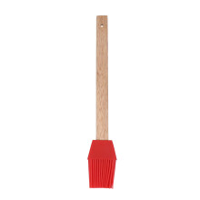 1pc Grill Brush Wooden Detachable