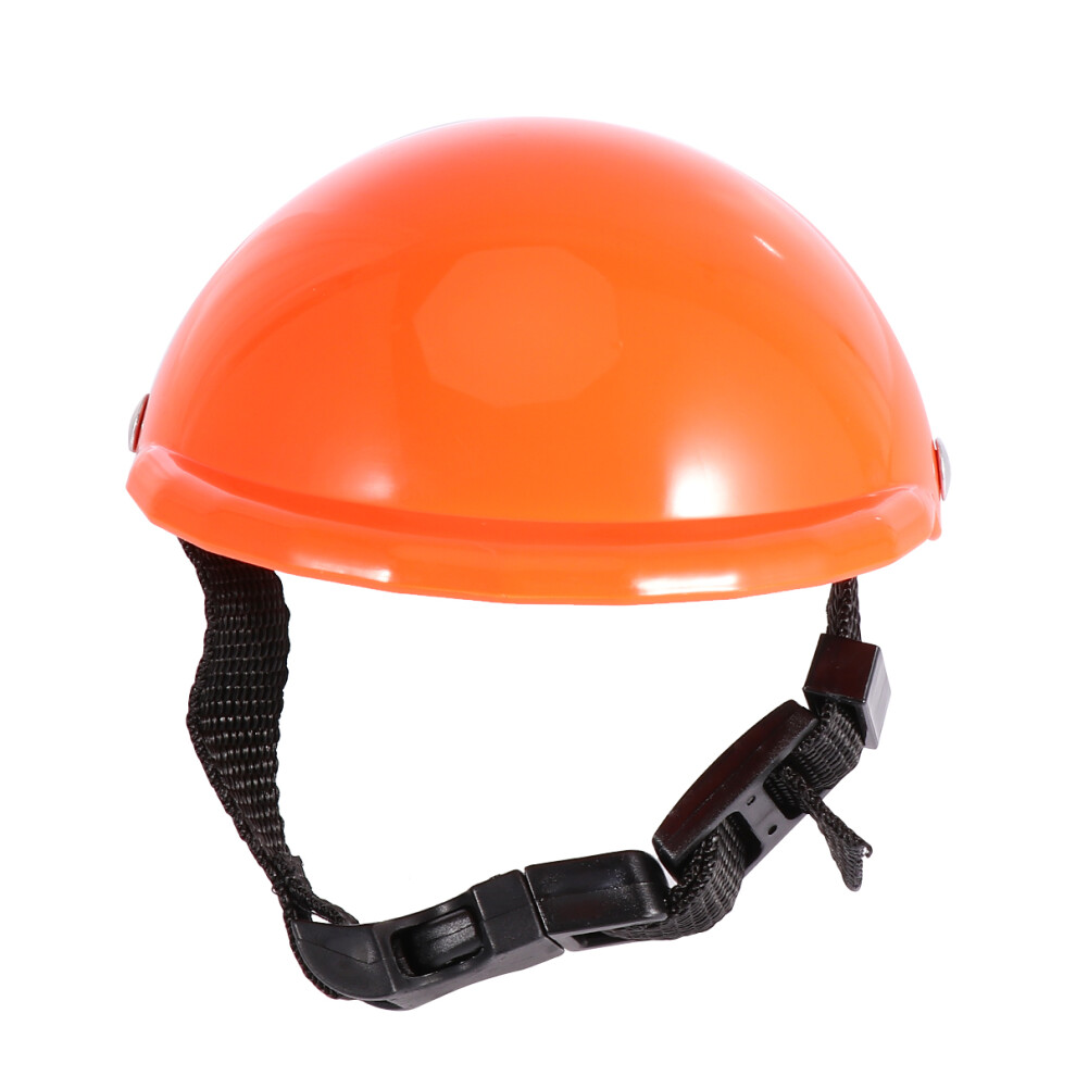 Photos - Safety Equipment 1Pc Durable Orange Puppy Helmet Safety Hat Sun Rain Protection
