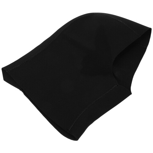 Elastic Neoprene Dive Cap Black Warm Protective Swim Hat 2