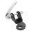 1Pc Sturdy Black Bike Trailer Attachment Easy Install Hitch Connector 1