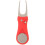 Durable Metal and Plastic Golf Divot Fork with Ball Marker 6