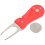 Durable Metal and Plastic Golf Divot Fork with Ball Marker 9