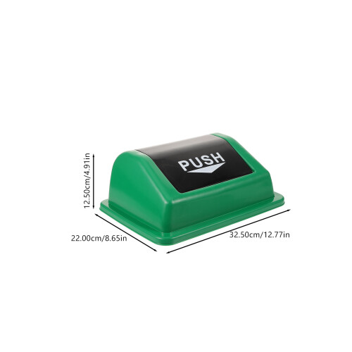 Trash Can Top Cover Toppers Replacement Console Decorating Green 1