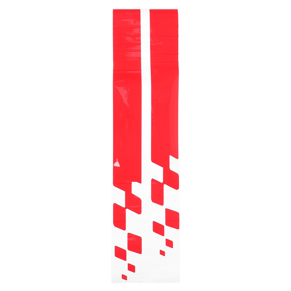 Pvc Car Hood Decal Stylish Stripe Cover Sticker For Vehicle Red 3053133037181