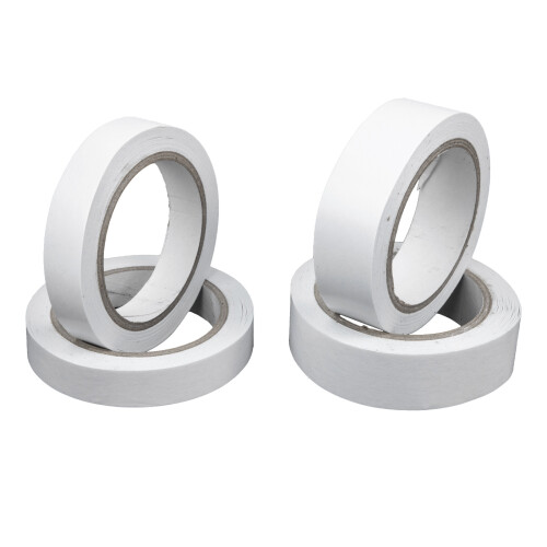 Double Sided Adhesive Tapes For Home Office Use 4 Rolls White