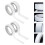 Double Sided Adhesive Tapes For Home Office Use 4 Rolls White 5