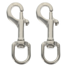 2St Duik Bolt Snap Haak Rvs 316 Antiroest En Duurzaam