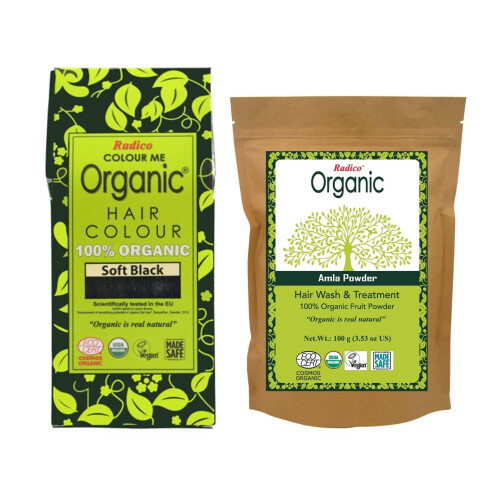 RADICO NATURAL ORGANIC ΜΑΥΡΟ ΒΑΦΗ ΜΑΛΛΙΩΝ (HAIR DYE)