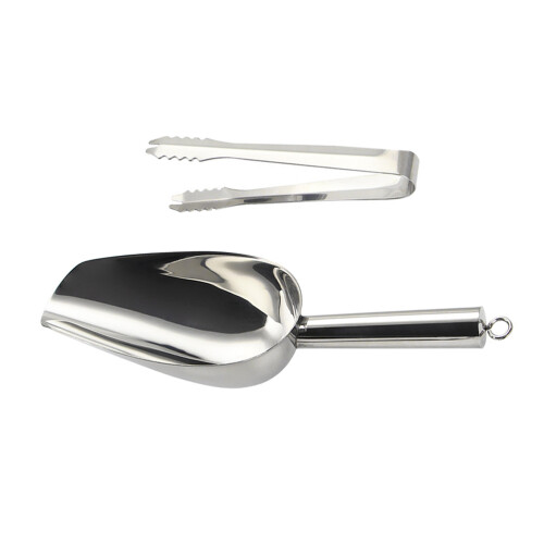 4Sets Eiswürfel- -Set Mit Zangen, Handlich Silber 1