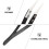 3Pcs Black Ceramic Tweezers Precision Insulation Heat Resistant Set 10