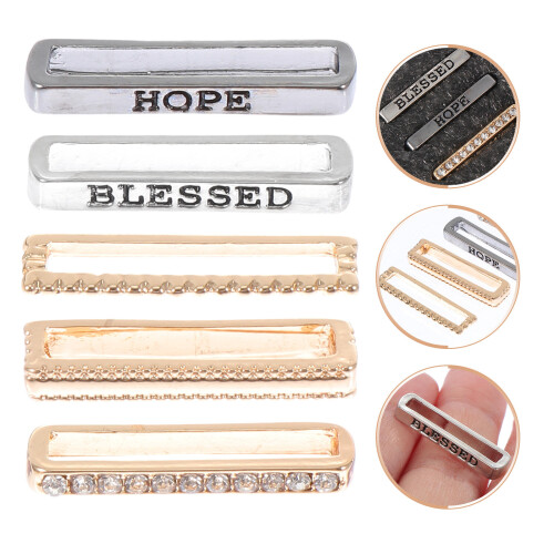 5 Pcs Watch Strap Loop Band Loops Decorative Rings For Wristband 2