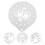 6 Pcs/2 Sets Mother'S Day Cookie Stencil Baking Template 3