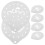 6 Pcs/2 Sets Mother'S Day Cookie Stencil Baking Template 5