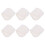 6Pièces Doublures Coton Pour Bébé Blanc Anti-Fuites Réutilisables 9