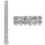 1Set Durable Silver Leather Stamp Tools Metal Craft Kit for DIY Use 9