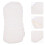 6Pièces Doublures Coton Pour Bébé Blanc Anti-Fuites Réutilisables 5