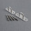 2Pcs Silver Stainless Steel U Shaped Ceiling Mount Hooks Durable 5