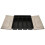 Black Silverware Drawer Organizer with Lid Durable PP Material 10