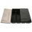 Black Silverware Drawer Organizer with Lid Durable PP Material 9