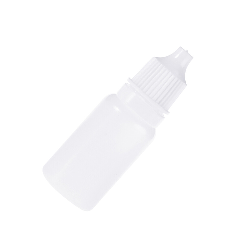 Vaguelly 10Pcs 10Ml Empty Plastic Squeezable Dropper Bottles For Liquid