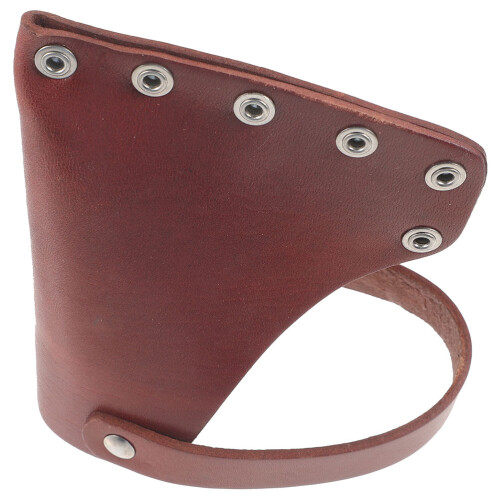 Brown Leather Protective Case Axe Sleeve for Home and Outdoor Use