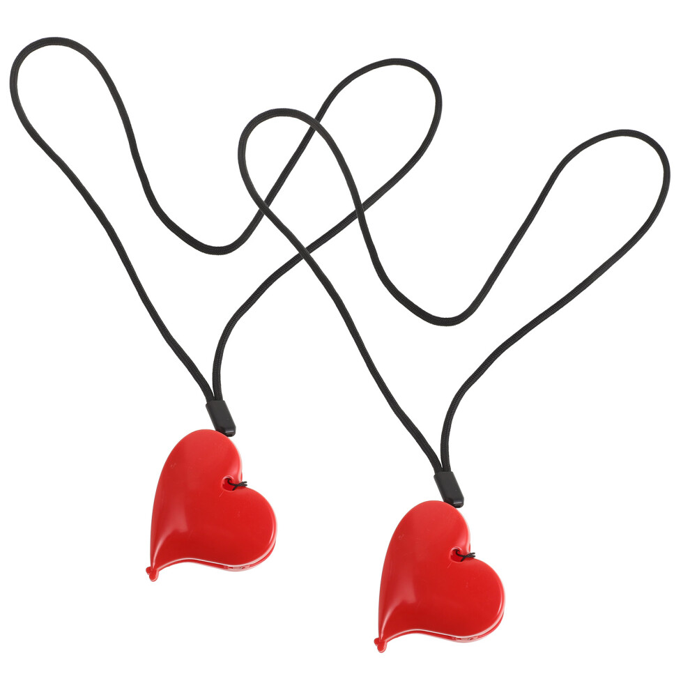 Vaguelly 1Pair Red Baby Stroller Bib Clip Nylon Strap Multifunctional Holder