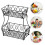 Metal Fruit Stand Fruit Holder Iron Glossy Finish 1pack 5