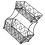 Metal Fruit Stand Fruit Holder Iron Glossy Finish 1pack 4