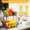 Metal Fruit Stand Fruit Holder Iron Glossy Finish 1pack 7
