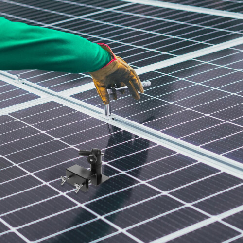 Adjustable Black Aluminum Solar Panel Roof Mounting Bracket 2