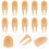 10Pcs Multi-Functional Bamboo Golfs Lawn Repair Fork Sports Tool 8