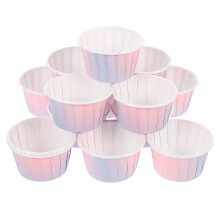 50Pcs Small DIY Cupcake Cups Assorted Color Paper Baking Decors