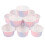 50Pcs Small DIY Cupcake Cups Assorted Color Paper Baking Decors 1