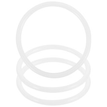 3Pcs White Singing Bowl Rubber Rings Non-Slip Sound Bowl Cushion