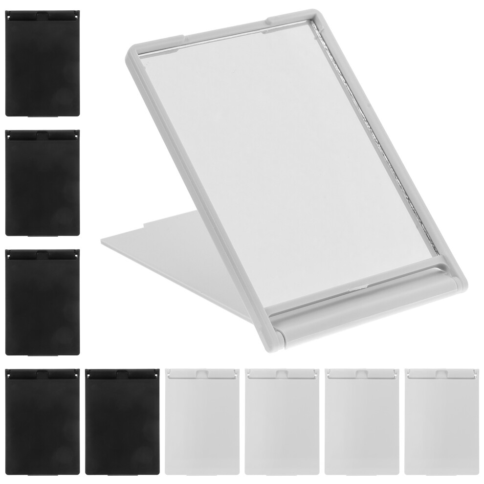 Happyyami Black Portable Mirror For Professional Makeup Artists 10Pcs