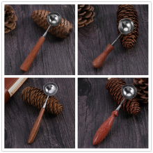 Multi Color Bamboo Sealing Wax Spoon Wooden Handle Seal Wax Tools