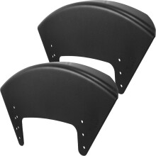 2Pcs Black ABS Wheelchair Sports Mudguard Side Guards for Protection