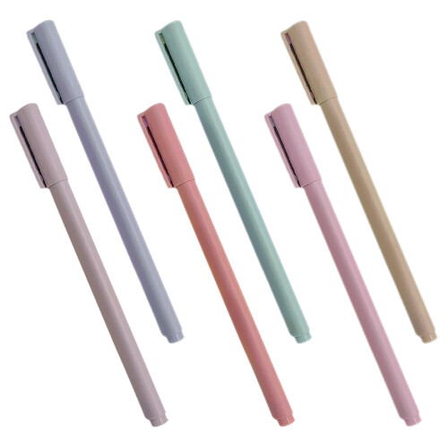 6Pièces Crayons Durables Sans Taille-Crayon, Design Ergonomique Coloré 1