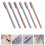 6Pièces Crayons Durables Sans Taille-Crayon, Design Ergonomique Coloré 4