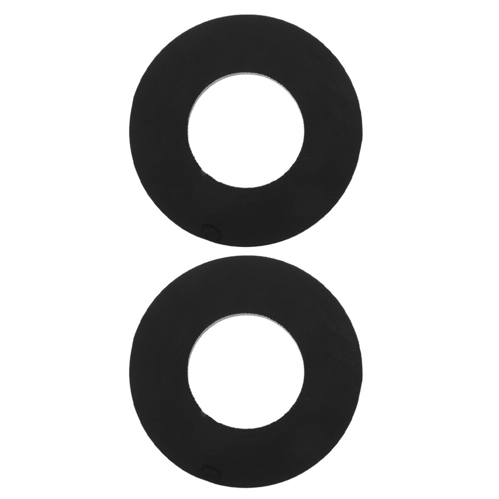 2Pcs Car Shock Absorption Rings Rubber Vehicle Damping Buffers Black 3061737182886