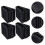 4Pièces Coussinet De Pied D'échelle En Caoutchouc Noir Durable 4