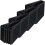 4Pièces Coussinet De Pied D'échelle En Caoutchouc Noir Durable 9