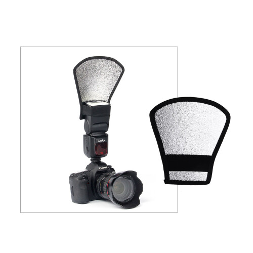 2Pcs Light Reflector Photography Flash Diffuser Multi Color Durable 2