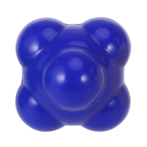 Blue Agile Training Equipment Silicone Hexagonal Reaction Ball